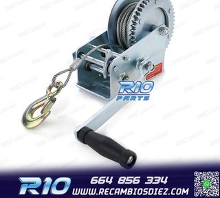 CABRESTANTE PROFESIONAL 1500KG Y 10 METROS