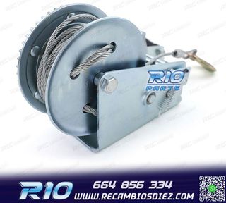 CABRESTANTE PROFESIONAL 1500KG Y 10 METROS