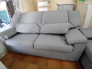 Sofá 3 plazas + 2 plazas gris