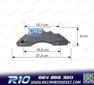 CUBRE PINZAS DE 6 PISTONES