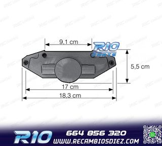 CUBRE PINZAS DE 2 PISTONES LOOK BREMBO
