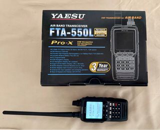 Transcceptor Banda Aérea Yaesu FTA-550L Pro-X