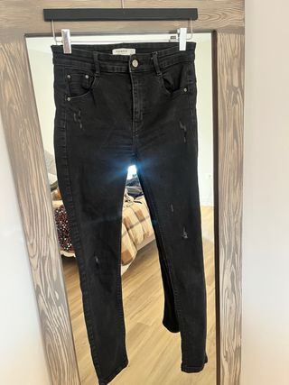 Pantalones vaqueros negros Pull&Bear