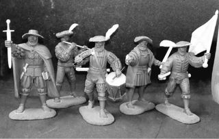 SOLDATINI WARHANSA COMMANDO LANZICHENECCHI.PLASTIC