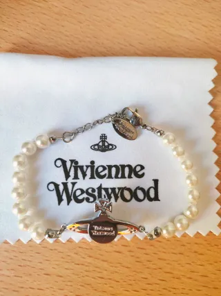 Pulsera Saturn Vivienne Westwood Perlas y Orb