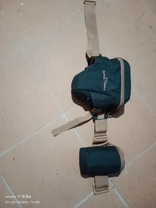 Funda para cámara de cinturóny para teleobjetivo