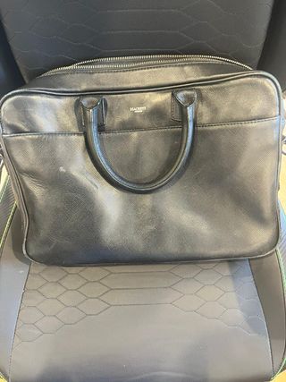 Maletín Hackett London Piel Negro