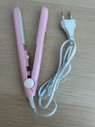 Mini Prancha de Cabelo Rosa