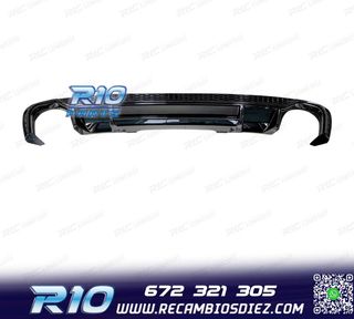 DIFUSOR AUDI A4 S LINE 16-19 LOOK RS4
