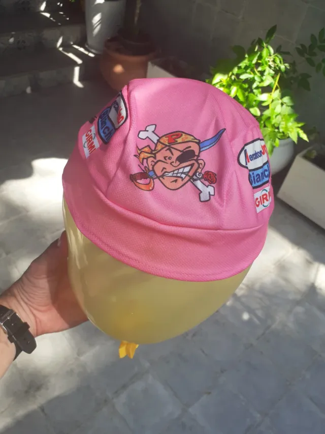 Sciarpa pirata rosa Pantani