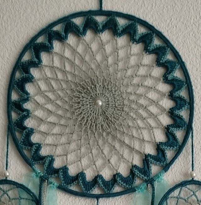 Atrapasueños 30x 1metro -esmeralda/azul agua/verde