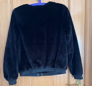 Bomber pelo negra H&M niña T.13-14