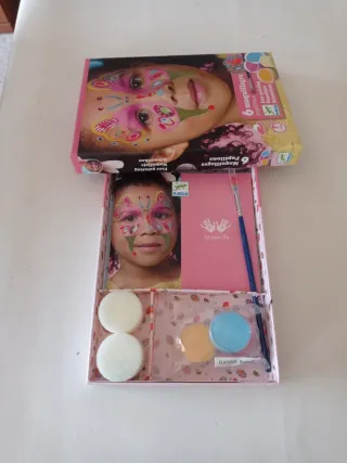 Maquillaje facial infantil Djeco Mariposas