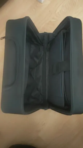 Maletín para portátil gris antracita