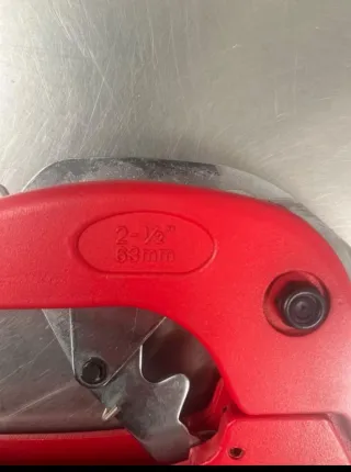 Tijeras Cortatubos Rojas