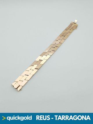 040-05-00524 PULSERA ORO ROSA 18K MALLA 20CM