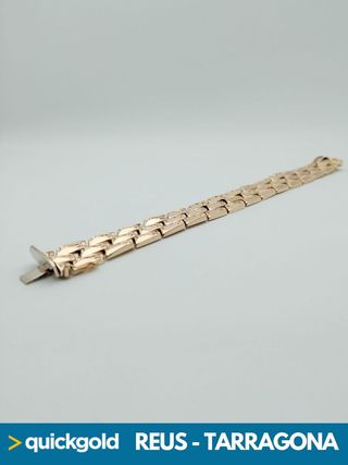 040-05-00524 PULSERA ORO ROSA 18K MALLA 20CM