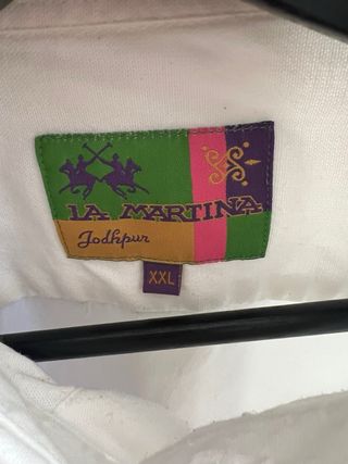 Camisa La Martina Blanca Talla XXL
