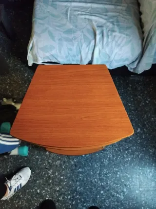 Estantería rinconera madera y metal