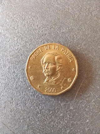 Moneda 1 Peso República Dominicana