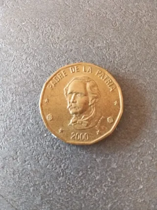 Moneda 1 Peso República Dominicana