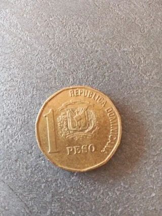 Moneda 1 Peso República Dominicana