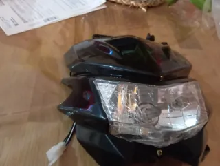 Máscara frontal moto 49cc negra