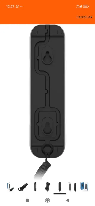 Telefono fisso Alcatel T06 Nero