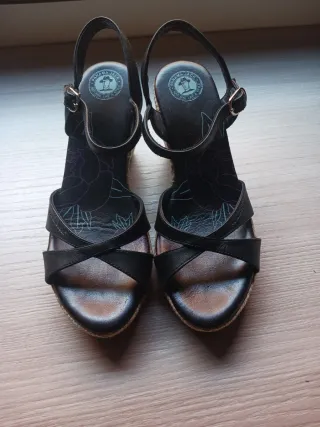 Sandalias Panama Jack piel negras T37