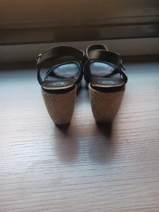 Sandalias Panama Jack piel negras T37