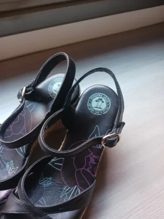 Sandalias Panama Jack piel negras T37