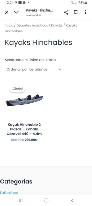 Kayak Hinchable Devessport