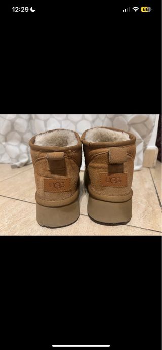 Botas UGG plataforma marrón