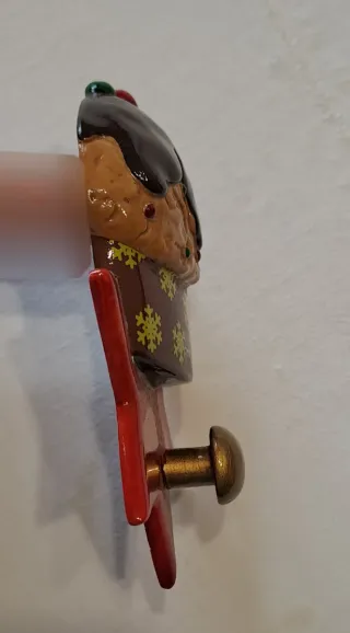 Gancio natalizio in porcellana