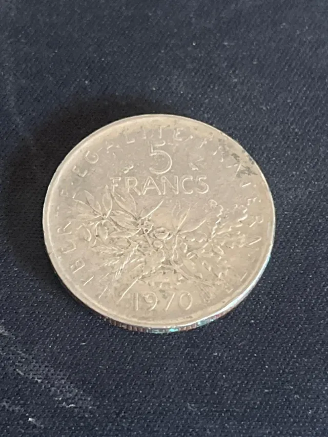 Moneda 5 Francos 1970