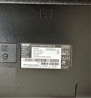 Acer Predator GN246HL 144Hz 1ms