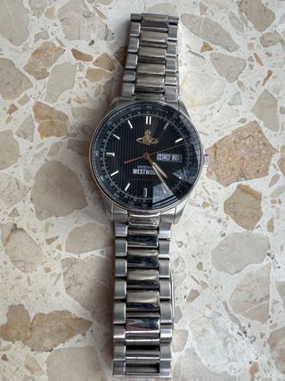 Vivienne Westwood VV207BKSL Reloj Negro/Plata