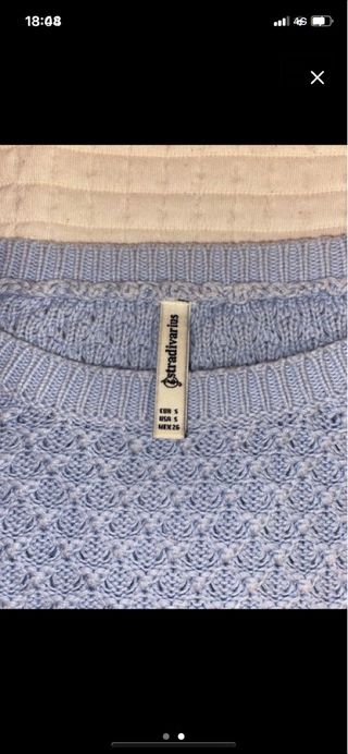 Jersey azul claro rombos