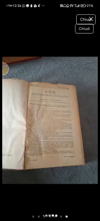 Libro di leggi del regno ditalia