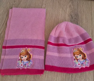 Conjunto Gorro y Bufanda Niña Princesa