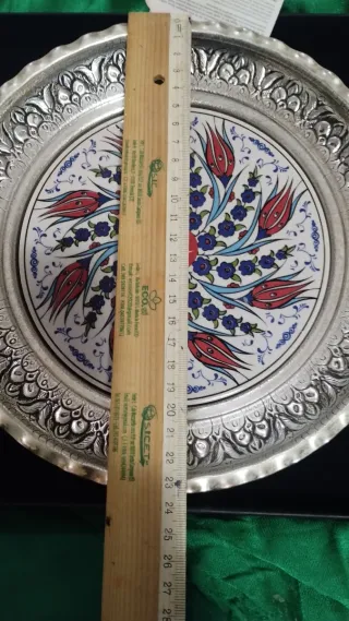 Souvenir Turkish Airlines con bordo argentata