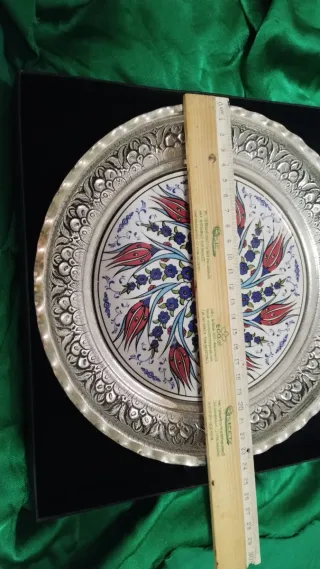 Souvenir Turkish Airlines con bordo argentata