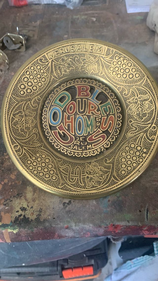 Piatto decorativo Gerusalemme 15cm