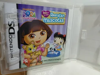CAJA Y MANUAL Dora la Exploradora Nintendo DS