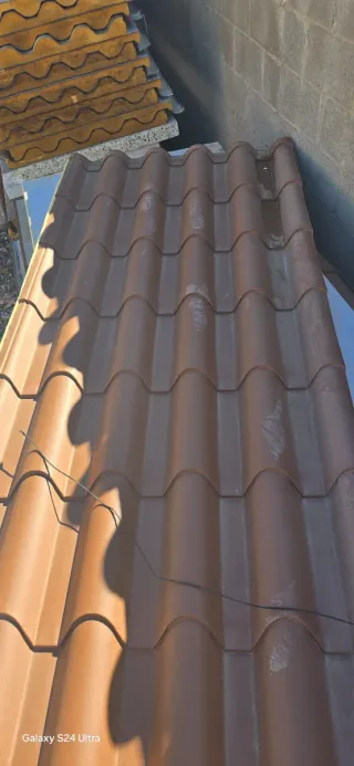 Panel Sandwich imitación teja