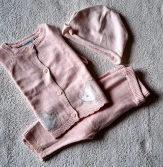 Completo neonata Fagottino rosa