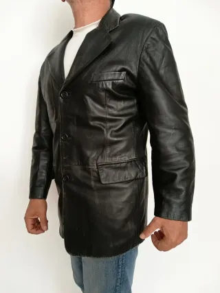 Chaqueta americana de piel M Medidas indicadas