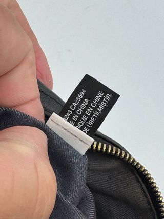 Bolso Diesel Negro Cadena Plata