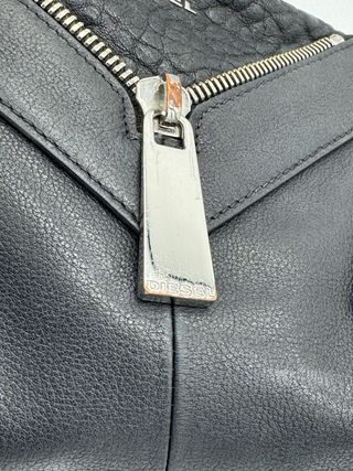 Bolso Diesel Negro Cadena Plata