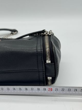 Bolso Diesel Negro Cadena Plata